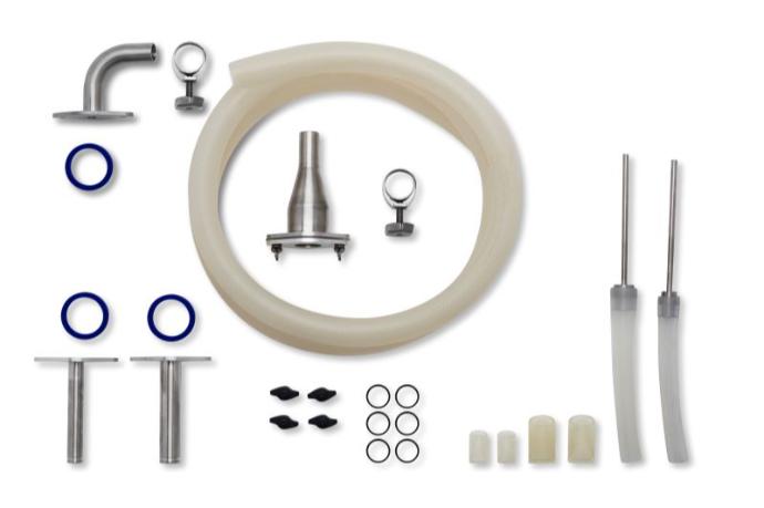Pièces de rechange Pièces de rechange pour machines de remplissage Fillogy telles que flexibles, joints d'étanchéité, têtes et buses de remplissage